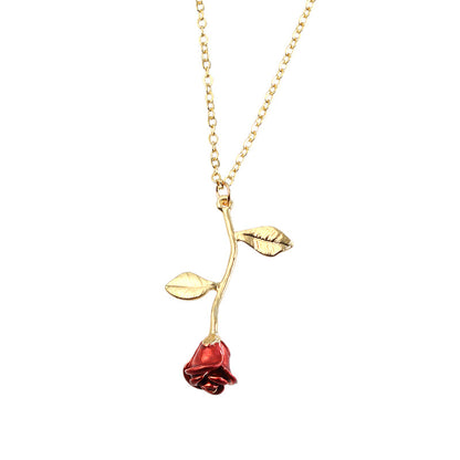 Red Rose Necklace